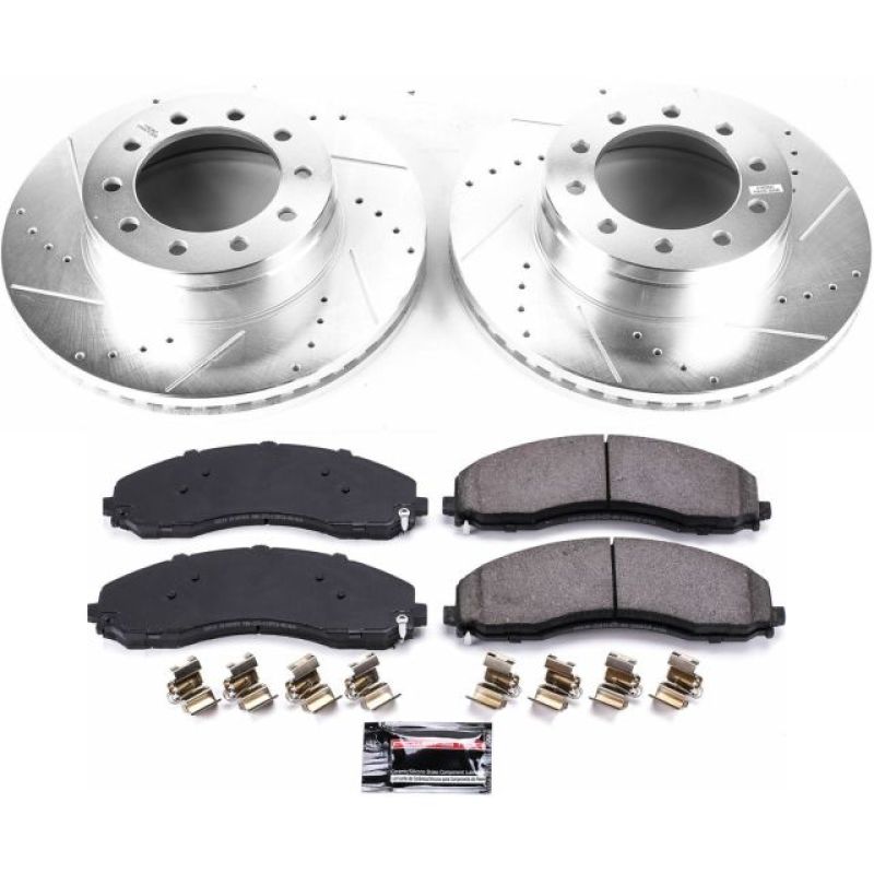 Power Stop 17-22 Ford F-450 Super Duty Front Z36 Truck &amp; Tow Brake Kit