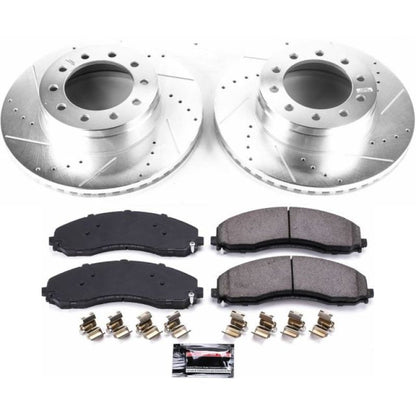 Power Stop 17-22 Ford F-450 Super Duty Front Z36 Truck &amp; Tow Brake Kit