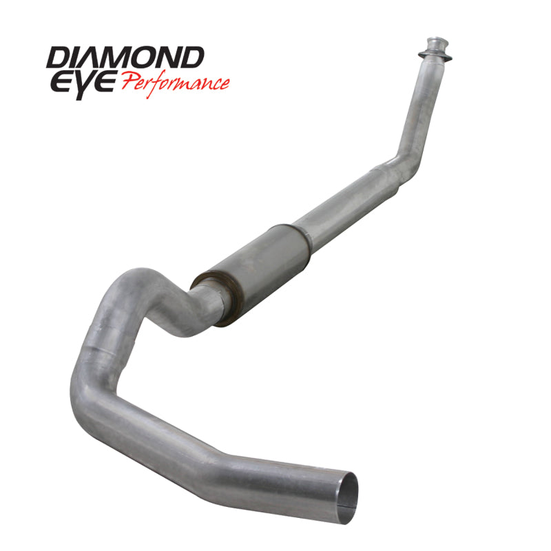 Diamond Eye KIT 5in TB SGL MFLR RPLCMENT PIPE AL: 94-02 DODGE CUMMINS 5.9L W/ RP 