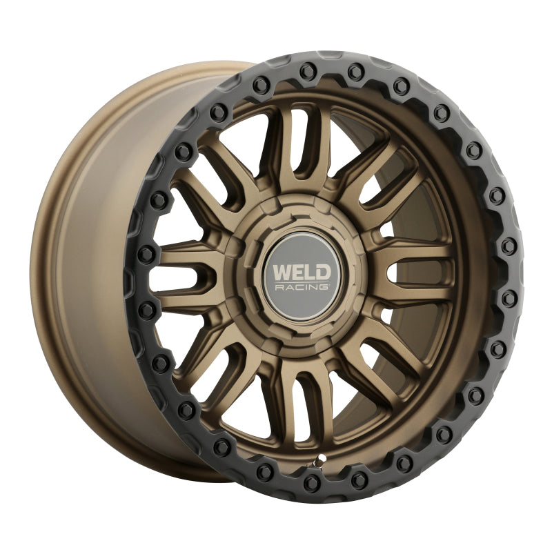 Weld Off-Road Swift 17x9in - 5x114.3 / 5x127 BP - ET-12 - 78.1mm CB- Satin Bronze Wheel &amp; Black Ring