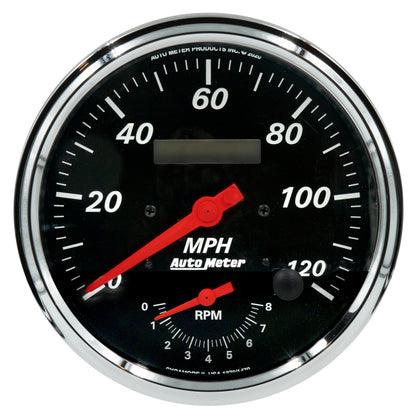 Autometer Designer Black Tach/Speedo 5in. - 120mph &amp; 8k RPM