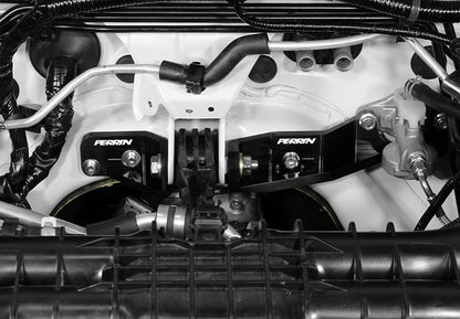 PERRIN 15-21 Subaru Impreza/WRX/STI Pitch Stop Mount &amp; Firewall Brace - Black