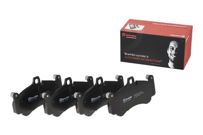 Brembo P65009 Low-Metallic Front/Rear Brake Pads for 1999-05 Porsche 911