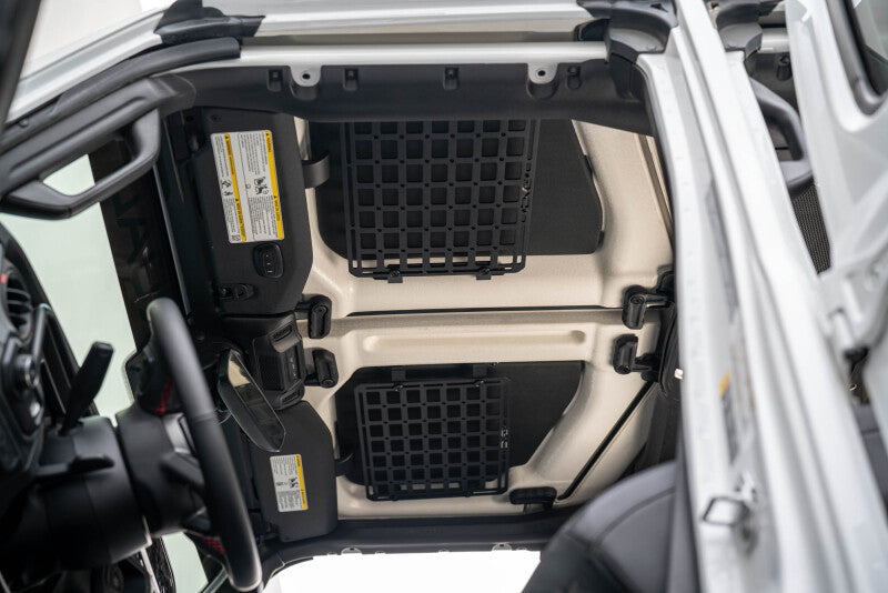 DV8 Offroad 2018-2025 Jeep Wrangler JL Roof Mount for 15” x 12” Molle Panel