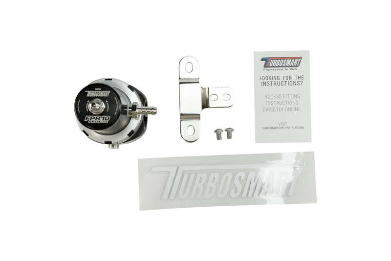Turbosmart TS-0404-1442 FPR10 Pro-Lite Fuel Pressure Regulator -10AN Black EFI