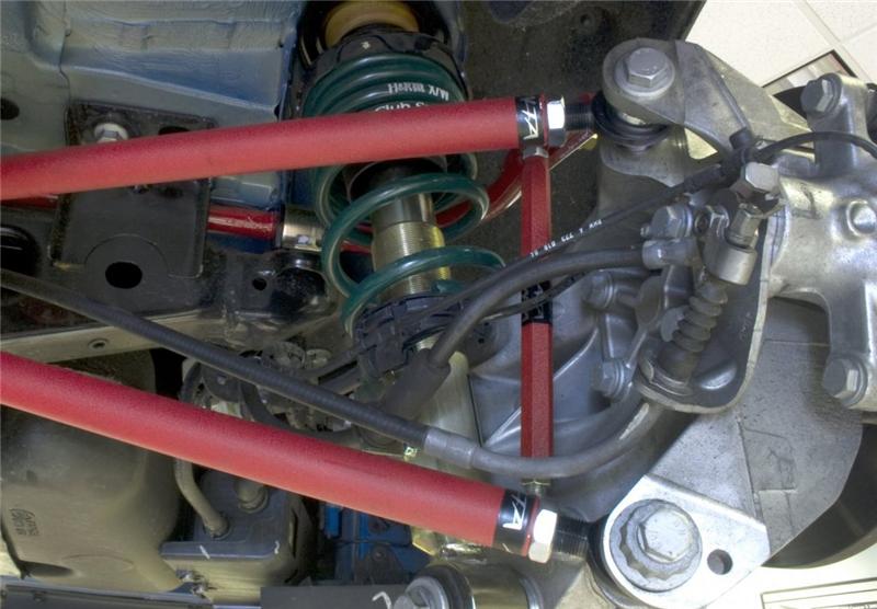 ALTA 02-12 Mini Cooper/S/JCW (Incl. 05-12 Convertible) &amp; 09-12 Clubman Front Endlinks Adj Pair - Red