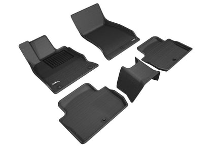 3D MAXpider L1KA04601509 Kagu Black Floor Liners for 2018-2024 Kia Stinger