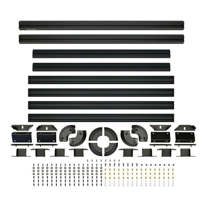 Westin EXP Roof Rack for Full Size EXP Truck Cap (RACK ONLY - NO CAP) 50x58in. - Tex. Blk