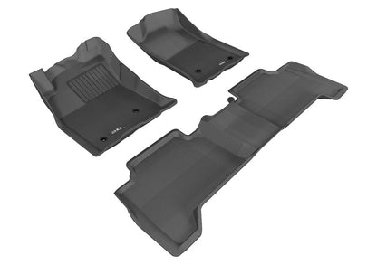 3D MAXpider L1TY05701509 KAGU Black Floor Liners for 05-11 Toyota Tacoma DC