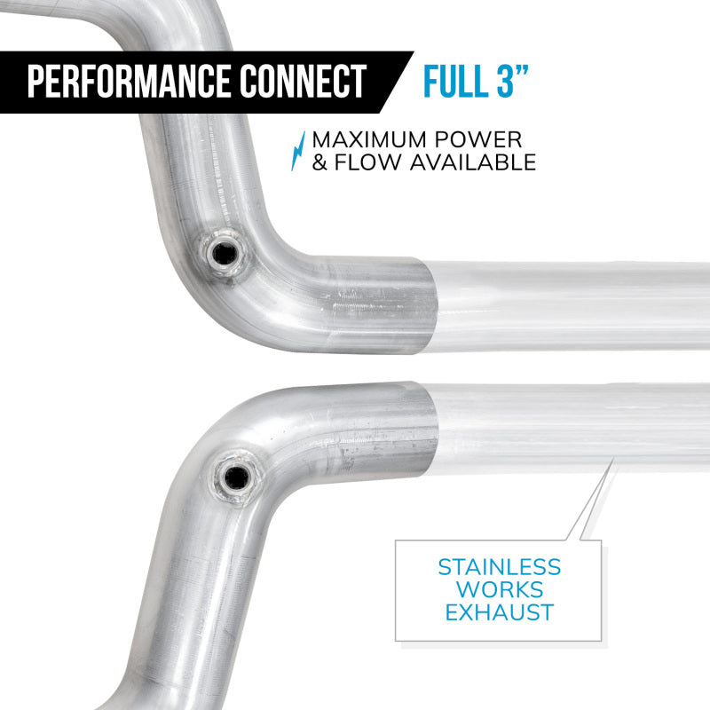 Stainless Works M15LDSPC 3" Lead Kit Performance Connect for 15-26 Mustang GT V8