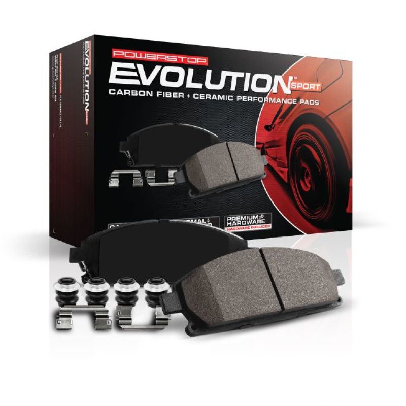 PowerStop Z23-1547 Z23 Evolution Rear Brake Pads for Audi A6 A7 A8/Porsche Macan - Close Up