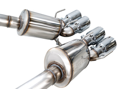 AWE Tuning 09-13 Chevrolet Corvette 6.2L Touring Edition Axle-back Exhaust w/ Chrome Silver Tips