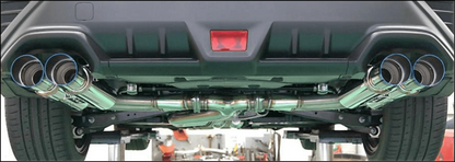 HKS 31021-AF026 Legamax Sport Quad Titanium Exhaust for 22-25 Subaru WRX