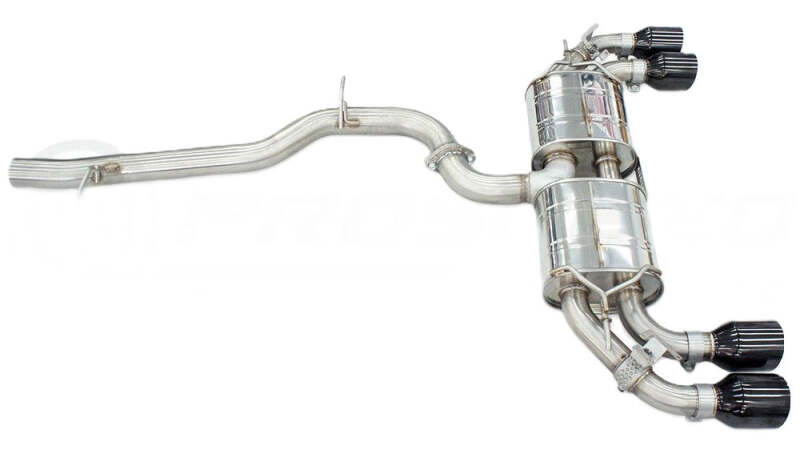 Invidia HS22GFR8GV4SB R400 Black Tip Cat-Back for 22-25 VW Golf R MK8