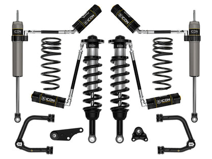 ICON 2024 Toyota Tacoma 1.25-3in Stage 4 Suspension System - Tubular Overland Rear Coils