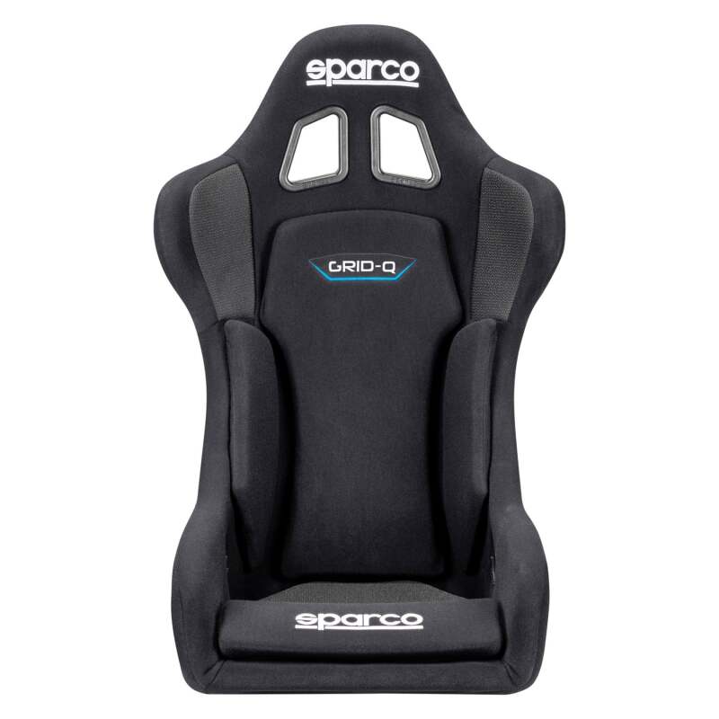 Sparco 008009RNR Grid Q QRT Fiberglass Fixed Racing Seat Black FIA 8855-1999
