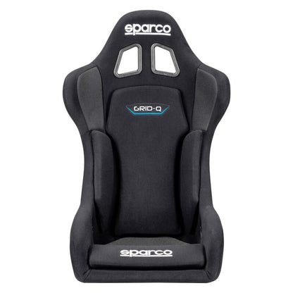 Sparco 008009RNR Grid Q QRT Fiberglass Fixed Racing Seat Black FIA 8855-1999
