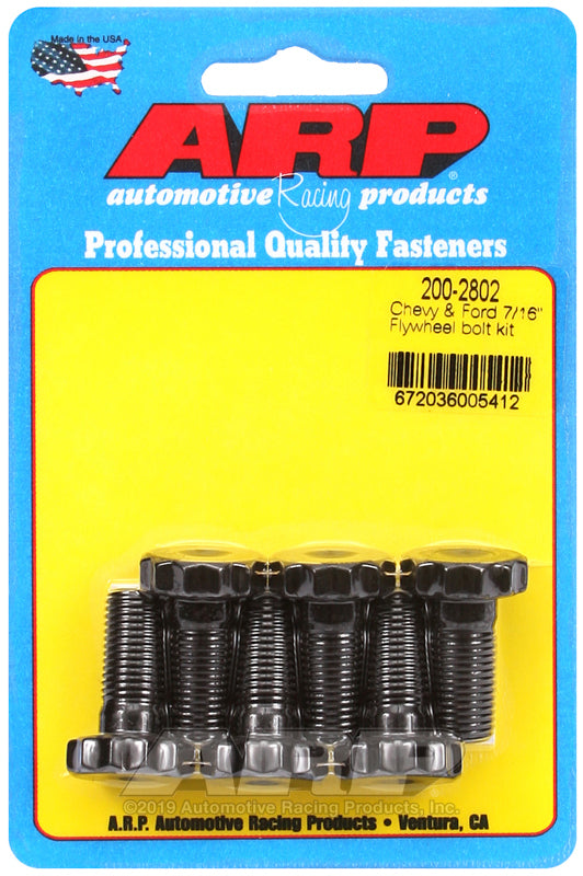 ARP Chevy &amp; Ford 7/16-20in Flywheel Bolt Kit