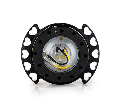 NRG Quick Release Kit - Black Body/ Black Heart Cutout Ring