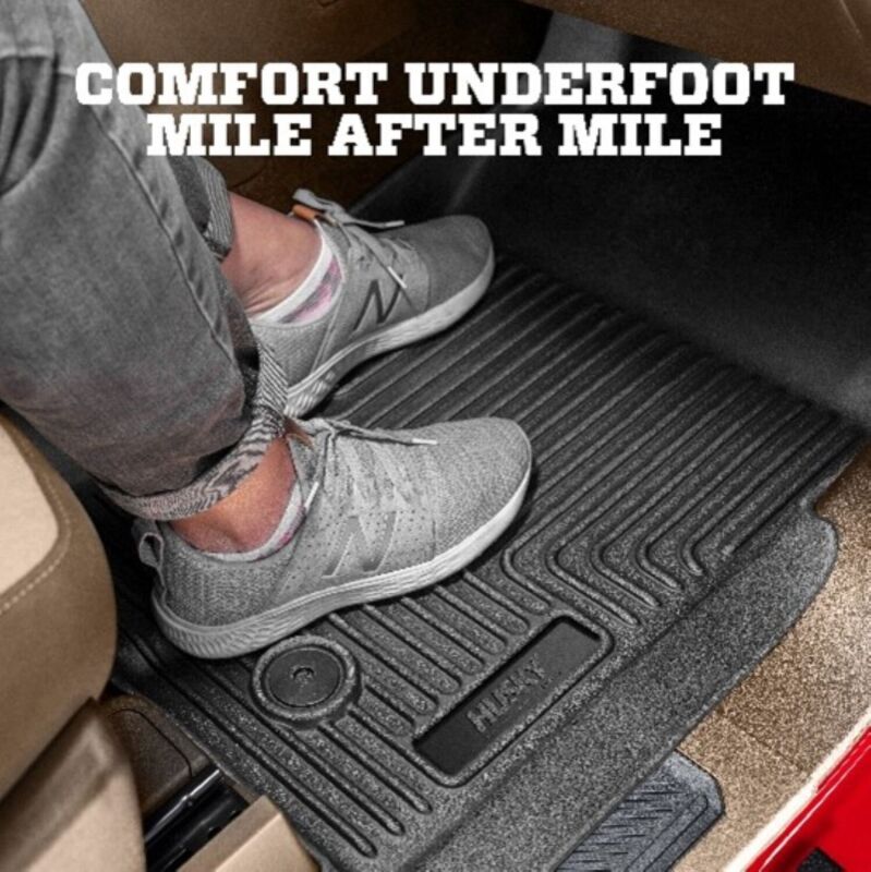 Husky Liners 25-26 Ford Expedition Weatherbeater Front &amp; 2nd Seat Floor Liners - 3 Piece - Black