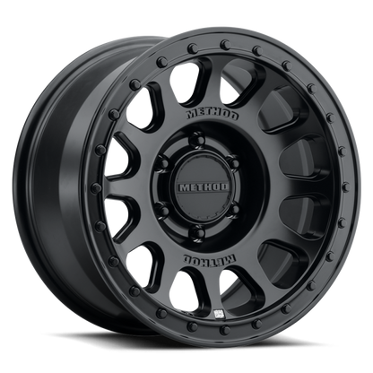 Method MR70989060512H MR709 HD Bead Grip Matte Black Wheel 18x9 for 6-Lug Trucks