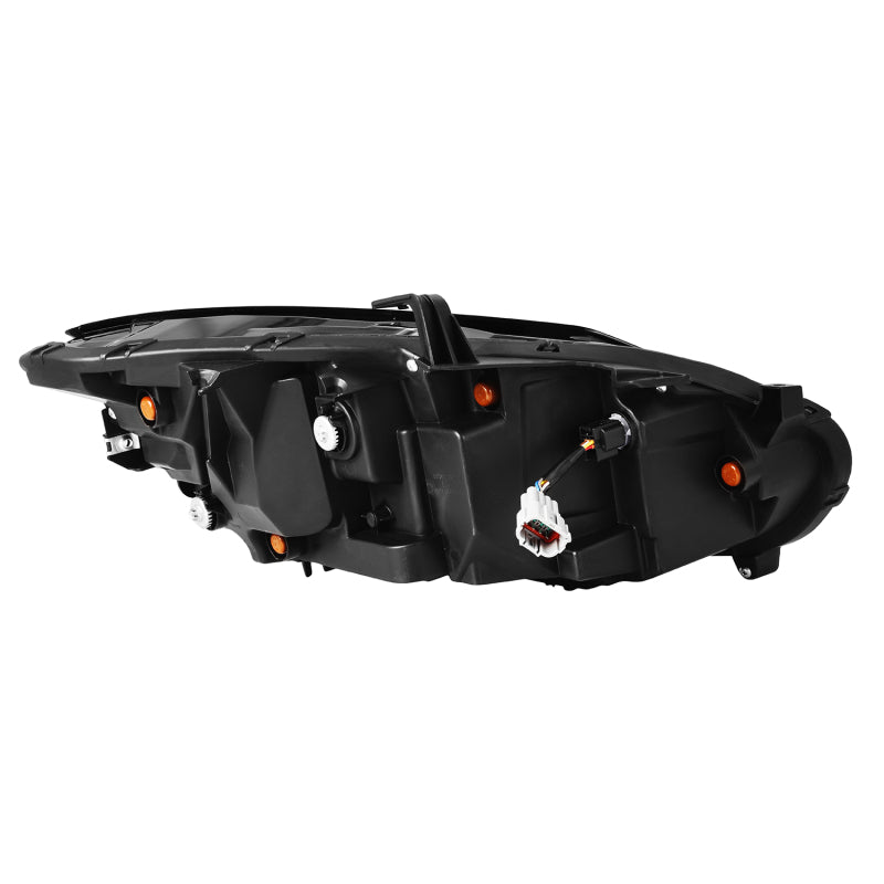 AlphaRex 23-24 Nissan Z NOVA-Series LED Projector Headlights Alpha-Blk w/Activation Light &amp; Seq.Sig