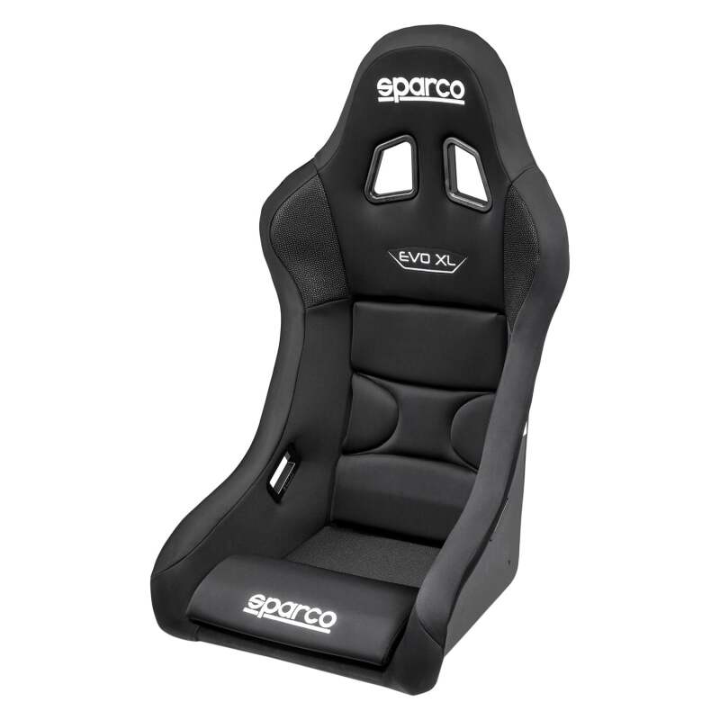 Sparco 008015XNR EVO XL QRT X FIA Waterproof Racing Seat Black 38in Side Mount