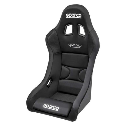 Sparco 008015XNR EVO XL QRT X FIA Waterproof Racing Seat Black 38in Side Mount