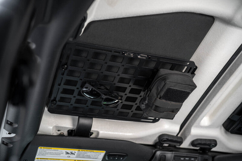 DV8 Offroad 2018-2025 Jeep Wrangler JL Roof Mount for 15” x 12” Molle Panel