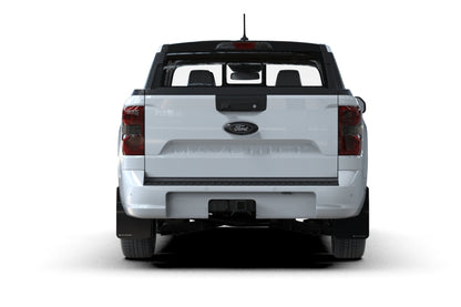 Rally Armor MF145-UR-BLK-WH UR Mud Flap, White Logo, for 22-26 Ford Maverick