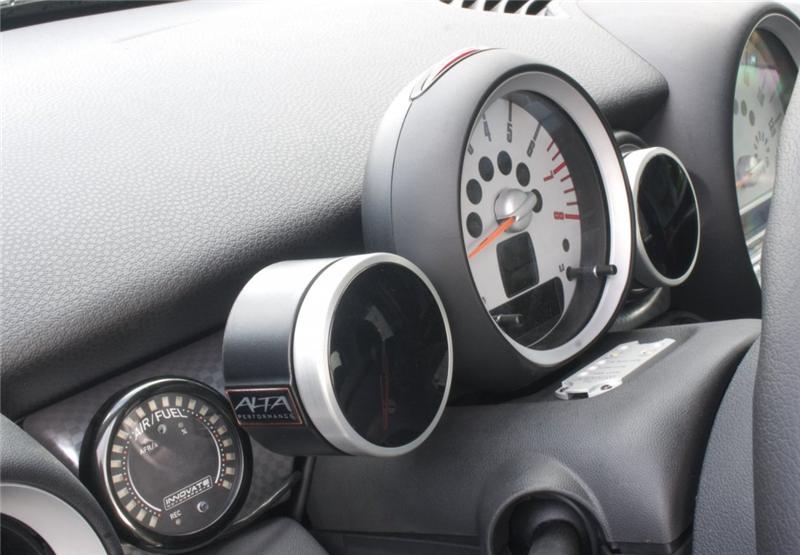 ALTA 07-12 Mini Cooper/S/JCW (Incl. 09-12 Convertible) &amp; 09-12 Clubman Gauge Pod 52-60mm (Single)