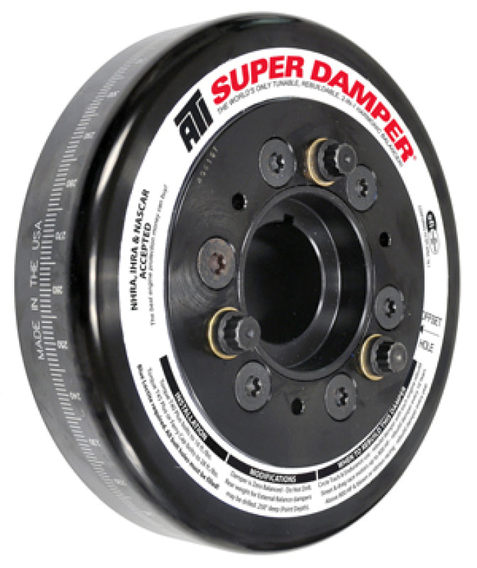 ATI Damper - 6.78in - AL - 6/4 Grv - 10 Per UD - LS1/2/3/6 - 97-13 Y Body - 10 Per UD A/C - 3 Ring