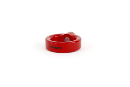 PERRIN Tow Hook Upgrade Kit - Red (For PERRIN License Plate Relocates Only)