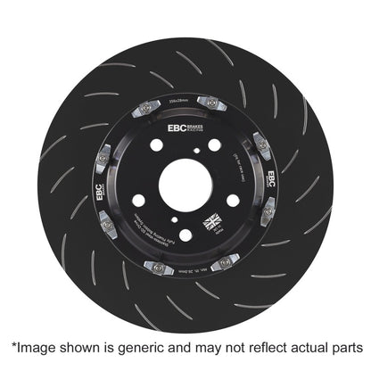 EBC Racing 12-17 BMW M135i / 16-21 BMW M240i (F20/F22) Replacement 2Pc Floating Front BBK Rotor