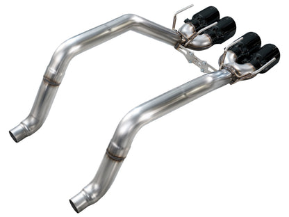AWE Tuning 05-07 C6 Chevrolet Corvette 6.0L Track Edition Axleback Exhaust w/ Diamond Black Tips