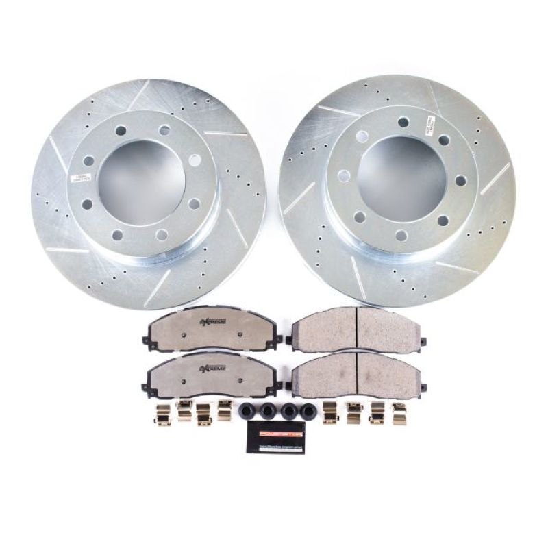Power Stop 13-16 Ford F-450 Super Duty Front Z36 Truck &amp; Tow Brake Kit