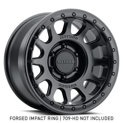 Method GR-10020-GB Forged Impact Ring 20" Style 1 Gloss Black 709-HD Bead Grip