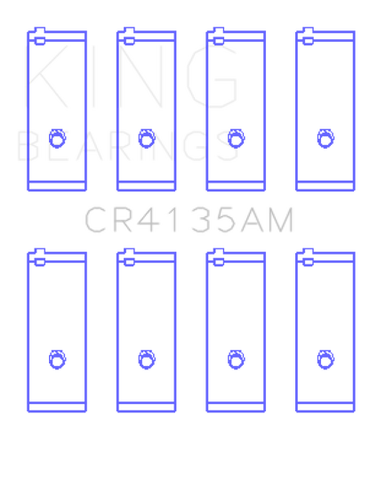 King Engine Bearings 85-01 Toyota 5SFE L4 DOHC 16 Valves (Size +1.0) Rod Bearing Set