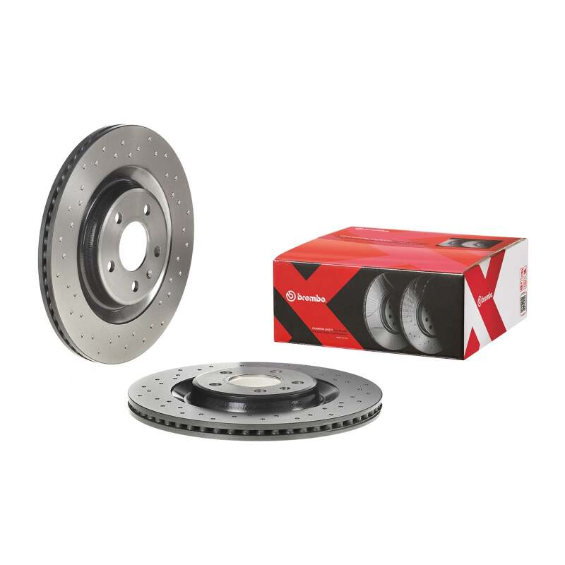 Brembo OE 09.B969.11 Rear Vented Brake Rotor 330mm for Audi A4 A5 Q5 Macan