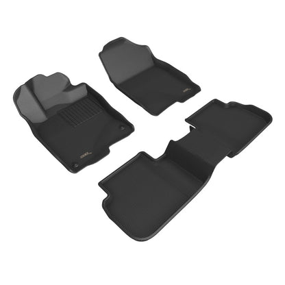 3D MAXpider 2022 Honda Civic Kagu 1st &amp; 2nd - Black (No Rear USB Port)