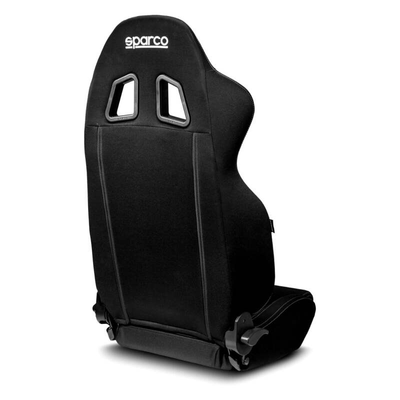 Sparco 009014NRNR R100 Reclining Seat, Black Cloth, Universal Fit