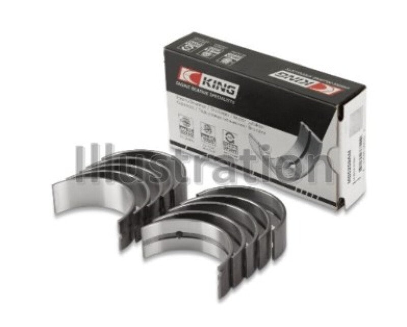 King Engine Bearings Mazda FS-DE L4/FP L4/FS L4  DOHC 16 Valve  (Size +0.5) Main Bearing Set