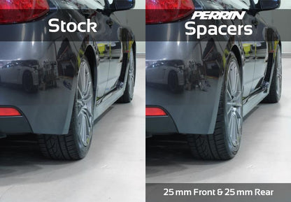 PERRIN 02-14 Subaru WRX / 2004 STI / 13-26 BRZ &amp; Toyota GR86 30mm Wheel Spacers 5x100 56mm CB - Pair