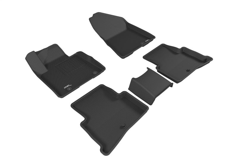 3D MAXpider L1KA04001509 Kagu Black Floor Liners for 2017-2022 Kia Sportage