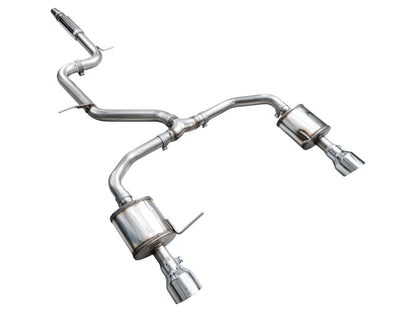 AWE 22-25 Volkswagen Jetta GLI Touring Edition Exhaust - Chrome Silver Tips
