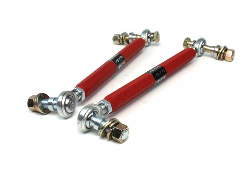 ALTA 02-12 Mini Cooper/S/JCW (Incl. 05-12 Convertible) &amp; 09-12 Clubman Front Endlinks Adj Pair - Red