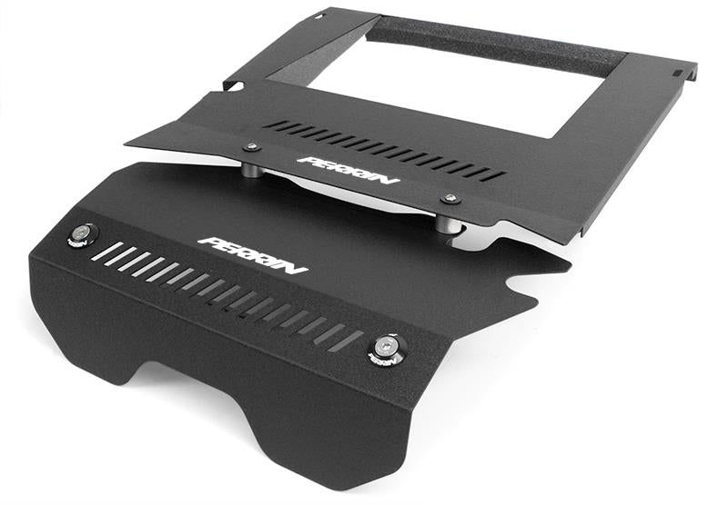 PERRIN 15-21 Subaru WRX Engine Cover Kit (Intercooler &amp; Pulley Covers Incl.) - Black