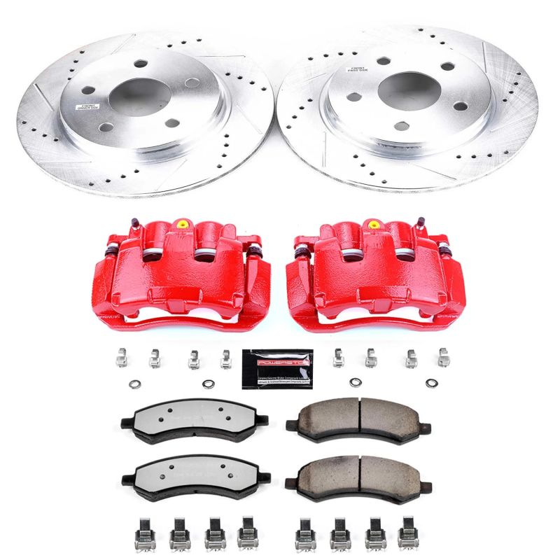 Power Stop 19-21 Ram 1500 Classic Front Z36 Truck &amp; Tow Kit w/Cals