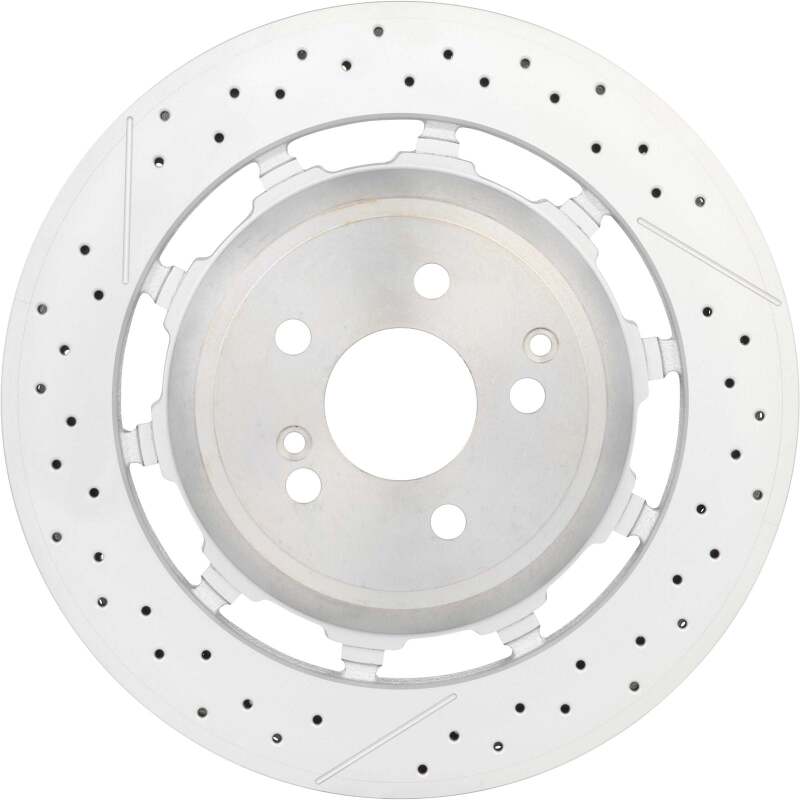 Brembo 09.C128.33 Rear Brake Rotor 360mm Vented Drilled for Mercedes AMG GT/C63