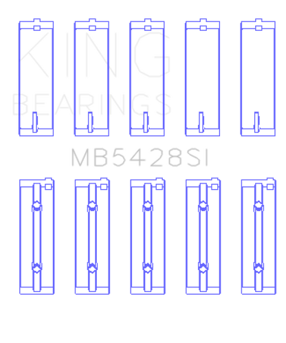 King Engine Bearings Honda R16A/ R18A 2006- Current (Size 0.25) Main Bearing Set